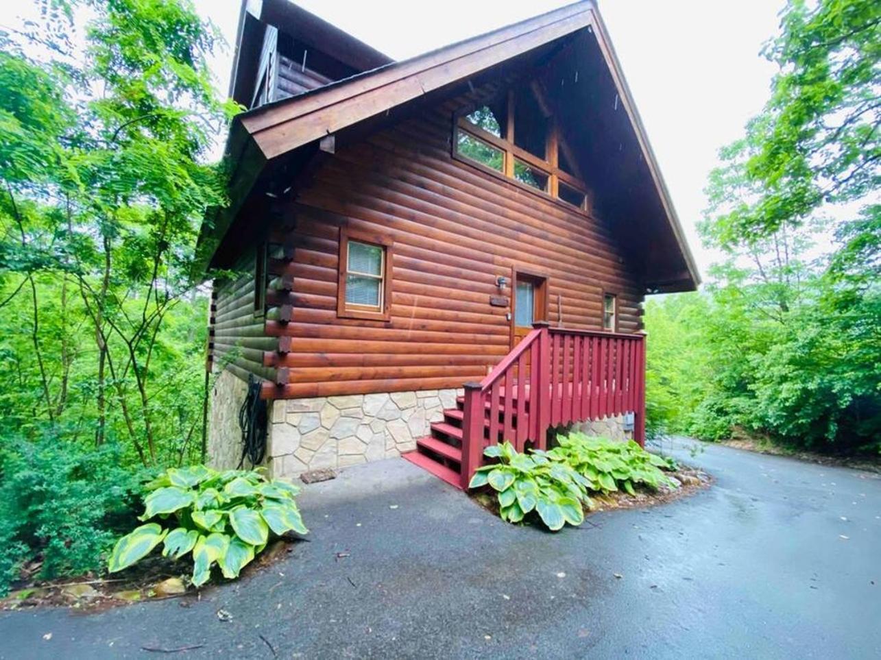 גטלינבורג Romantic, Honeymoon Cabin In The Smokies! מראה חיצוני תמונה
